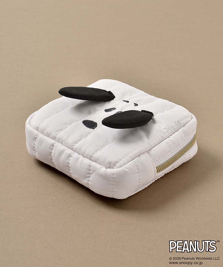 PEANUTS SNOOPYフェイスキルトポーチ