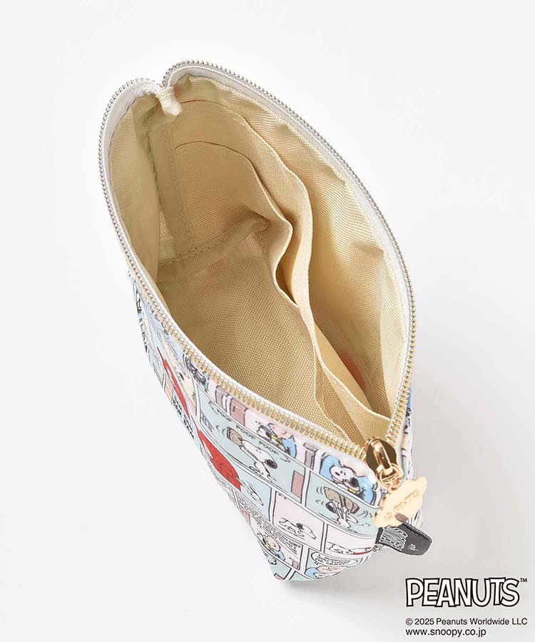 PEANUTS コミック柄ポーチ