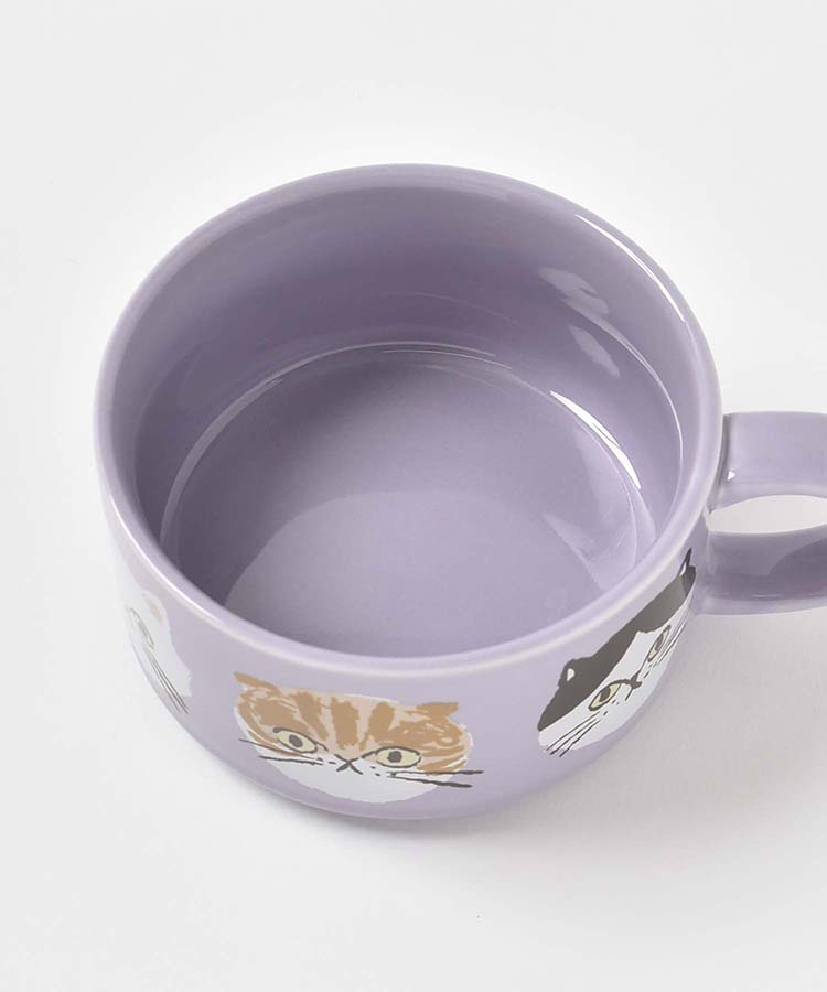 アイラブキャットスプーン付きスープマグ