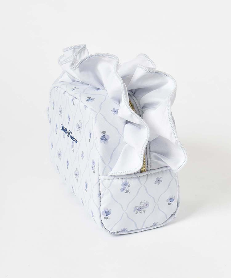 ベルナチュールボックスフリルポーチ