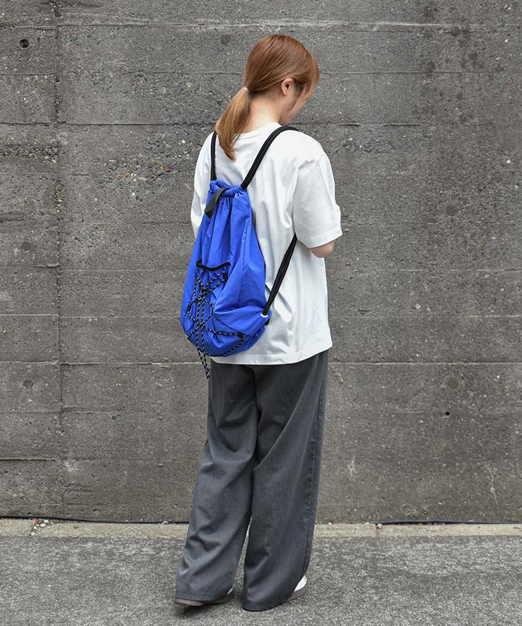 ドローコードレースアップナップサック