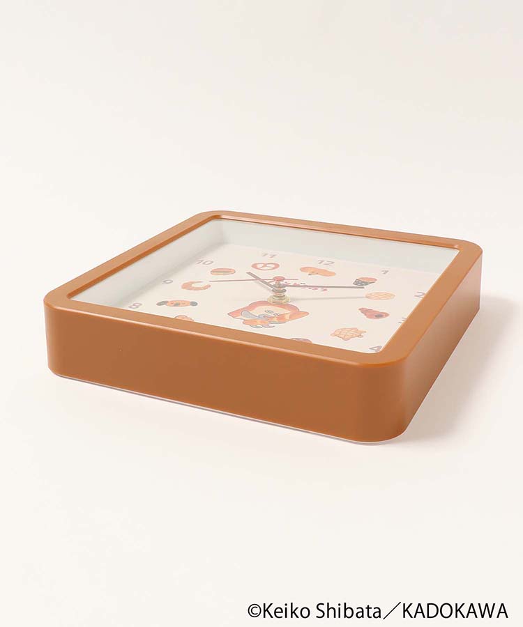 パンどろぼうスクエアウォールクロック