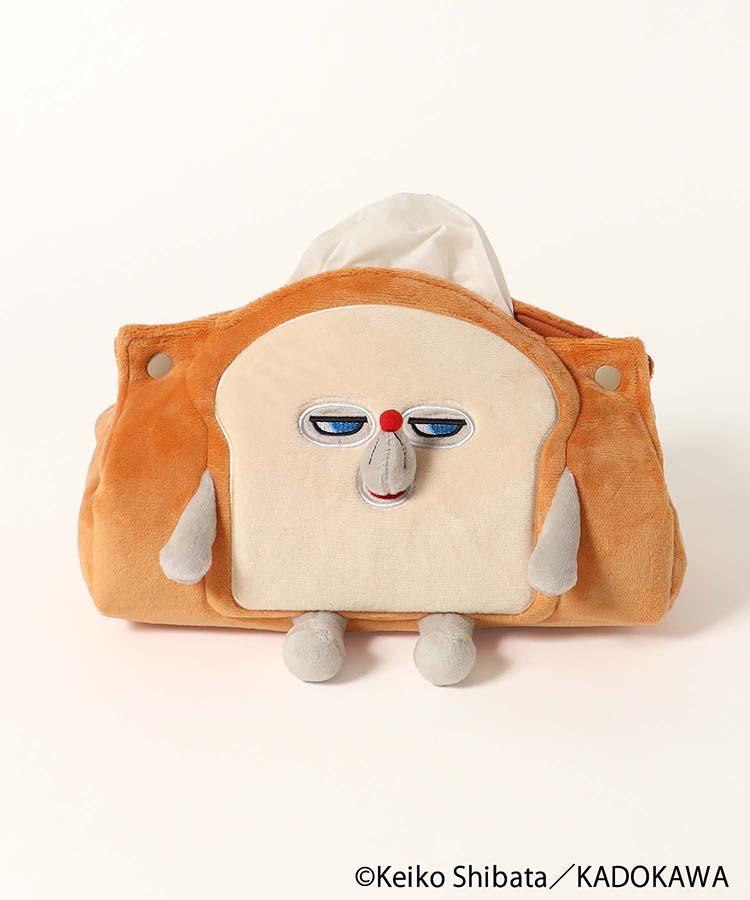パンどろぼうぬいぐるみドアップティッシュカバー
