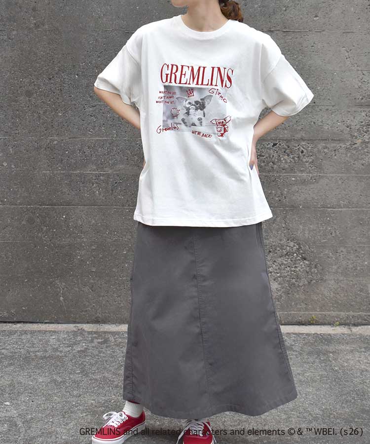 グレムリンフォト刺繍プリントTシャツ