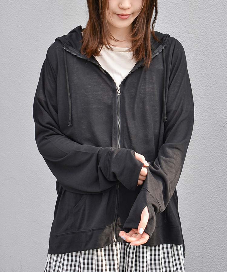 ジップパーカー