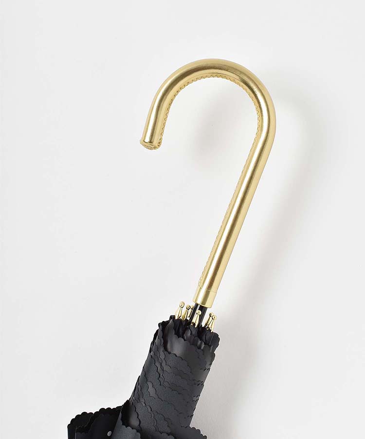 遮光ドットフラワーポイント晴雨兼用長傘