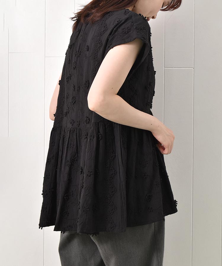 ≪SALE≫3D刺繍ブラウス