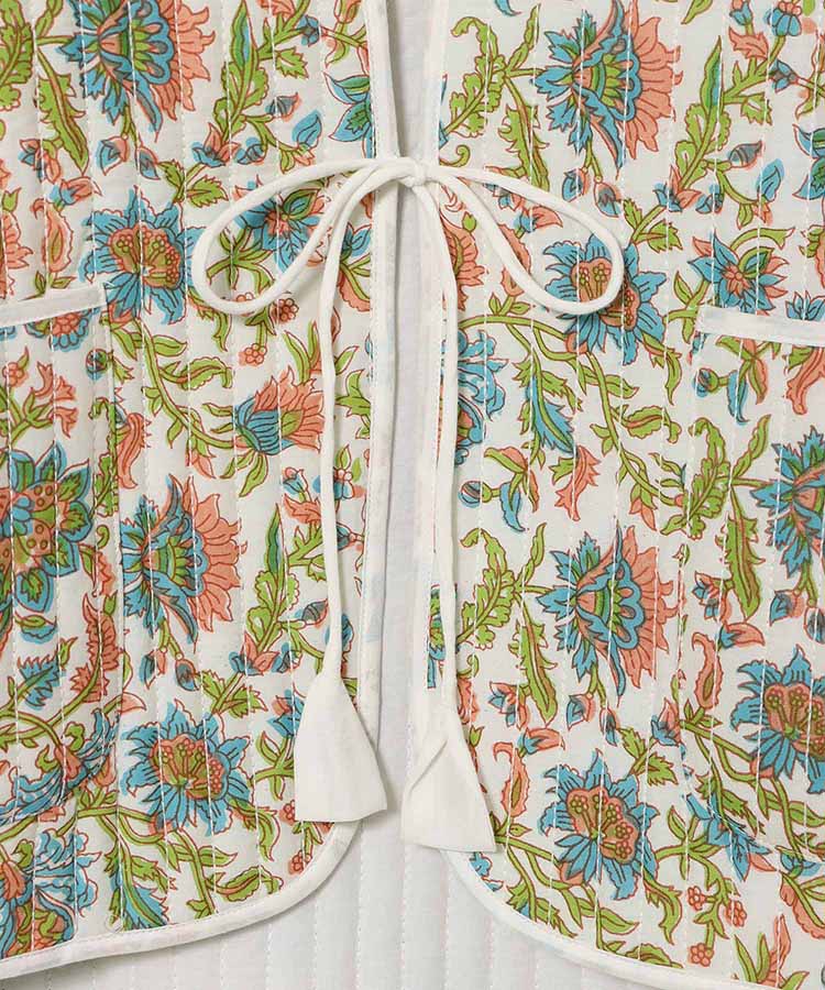 フラワーキルトジャケット