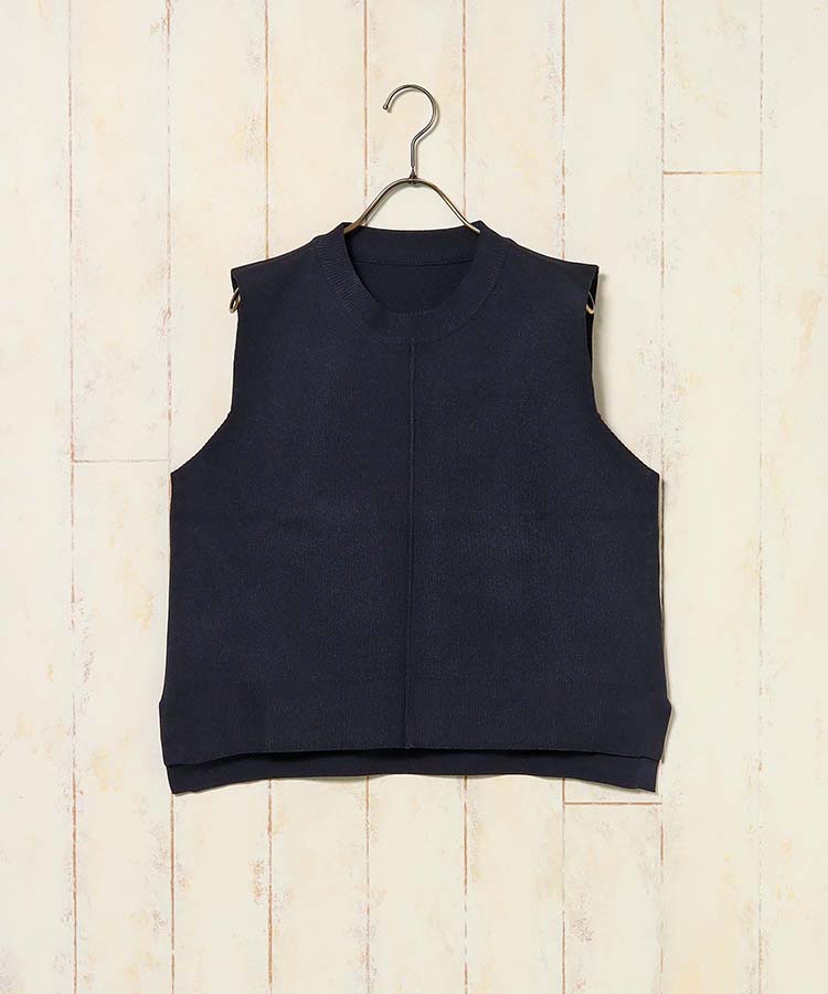 ニット付きブラウス