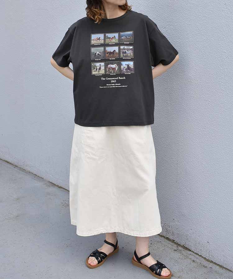 HORSEフォトTシャツ