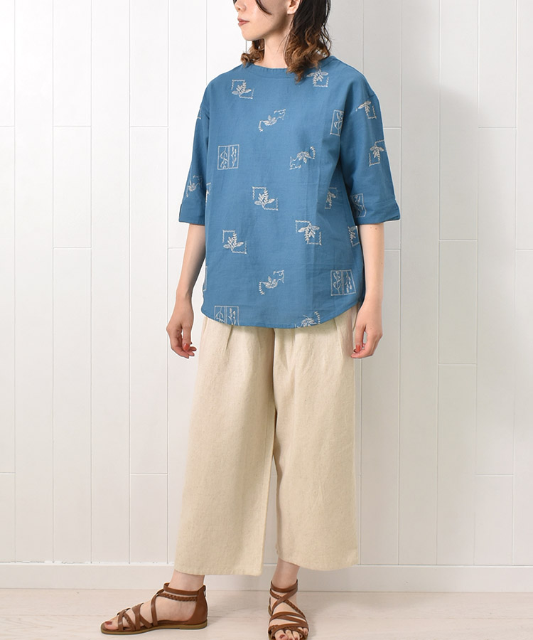≪SALE≫フラワー刺繍ブラウス