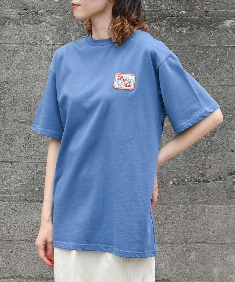 アニマルワッペン刺繍Tシャツ