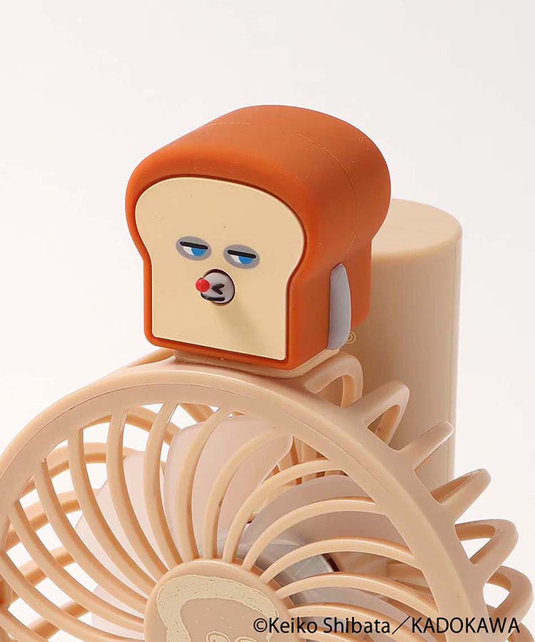 パンどろぼうマスコット付きハンディファン