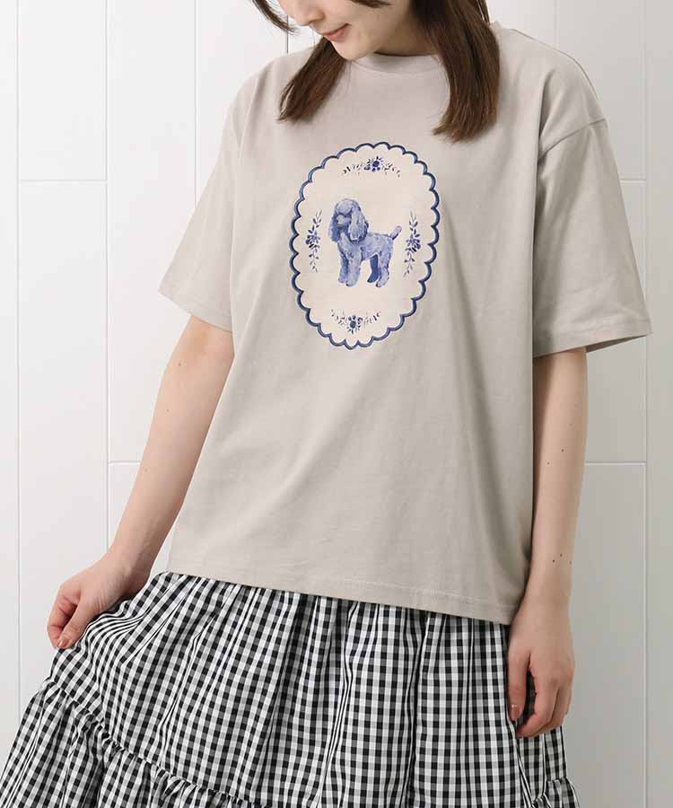le petaleヴィンテージdogTシャツ