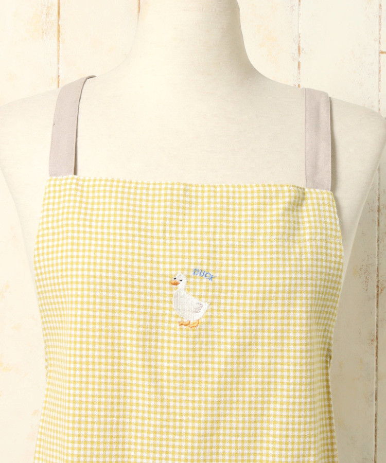 アニマル刺繍エプロン