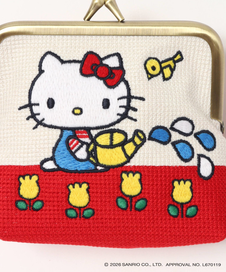 サンリオキャラクターズたたみ刺繍ミニがま口ポーチ
