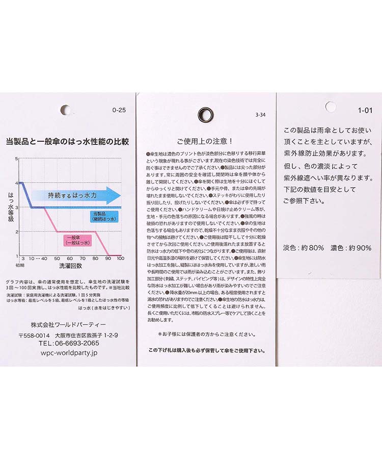 ヴィンテージチューリップ雨折傘