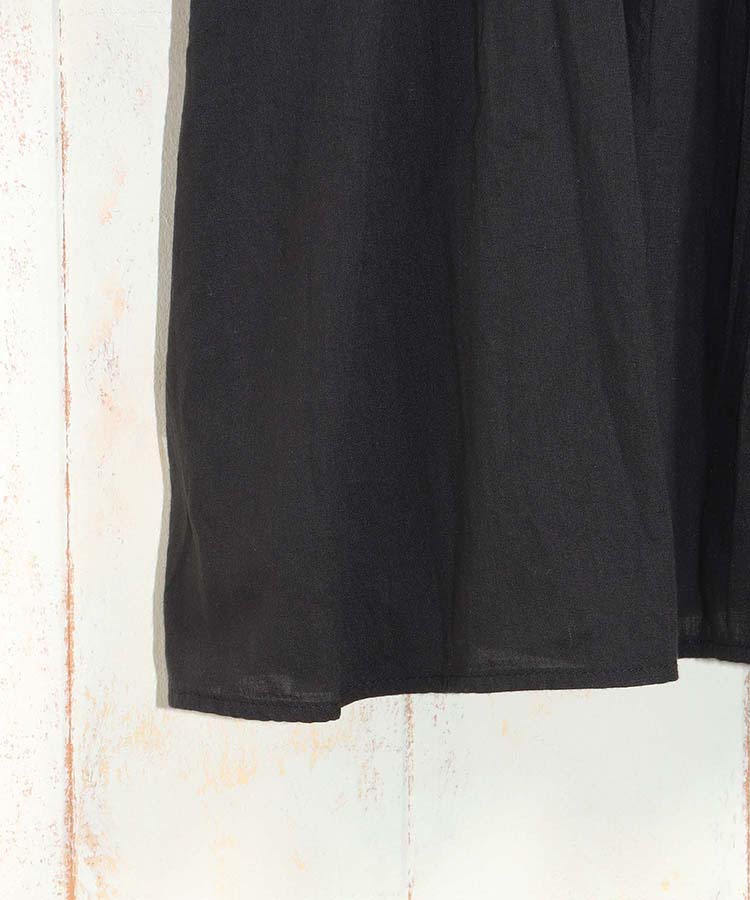 ≪SALE≫コットンボイルシャーリングブラウス