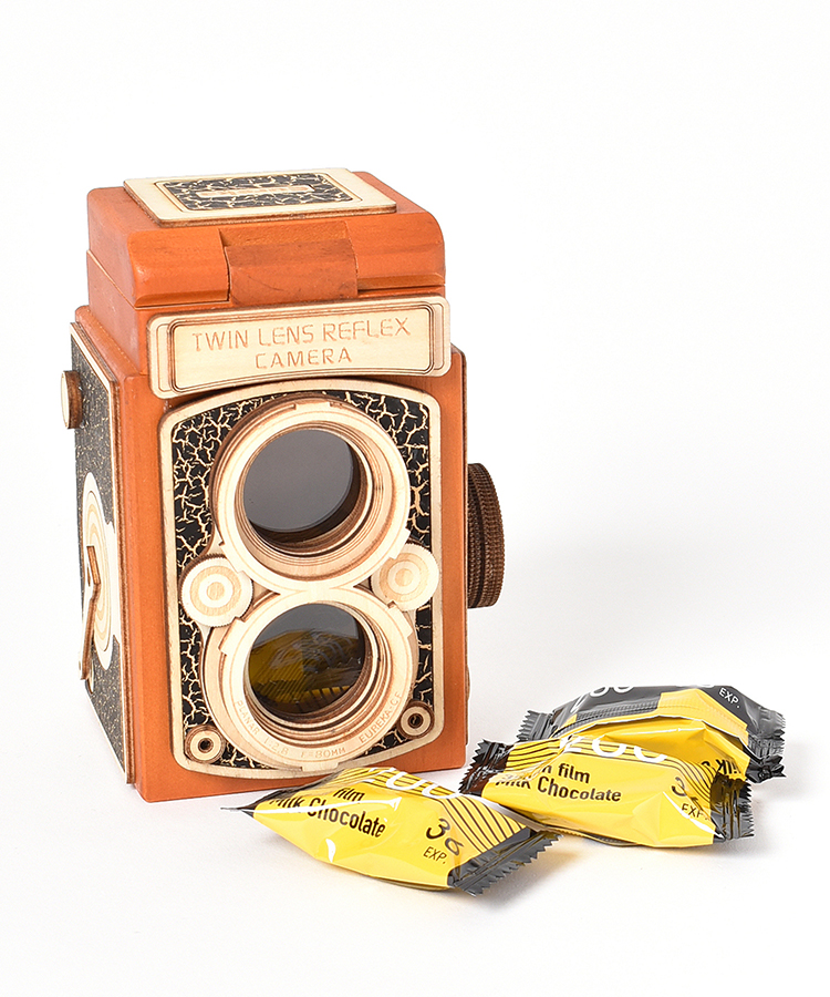 レフレックスカメラ木箱