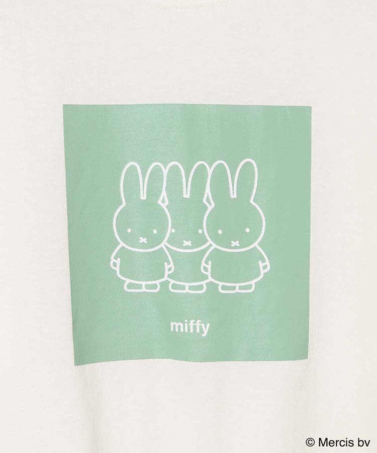 ミッフィースクエアプリントTシャツ