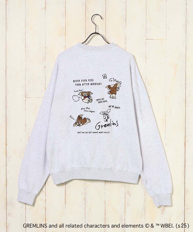 グレムリン刺繍トレーナー