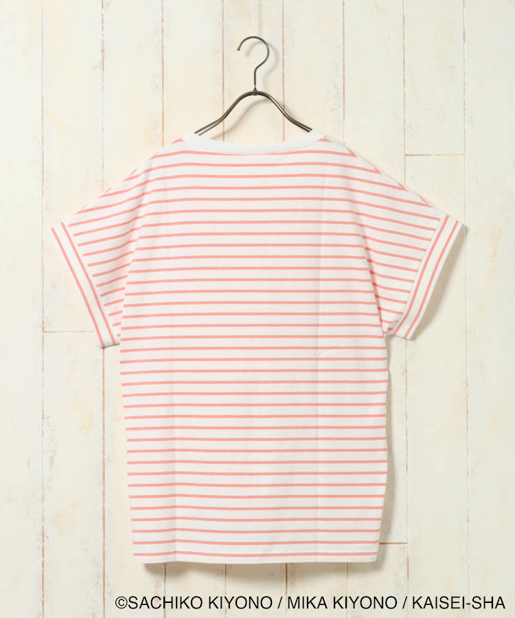 ノンタンボーダー刺繍Tシャツ
