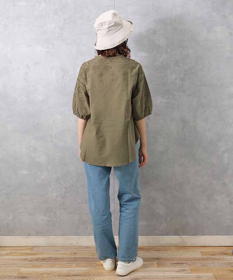 ≪SALE≫シフリー刺繍ブラウス