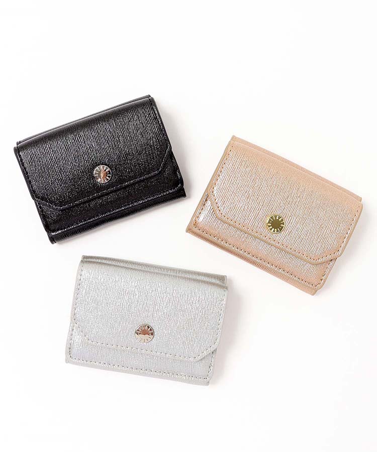 ≪OUTLET≫きらきらコモノ3つ折り財布