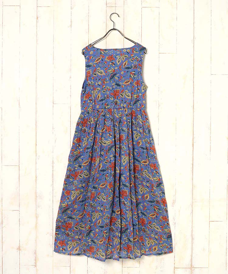 ≪SALE≫袖なし総柄ワンピース25NO1