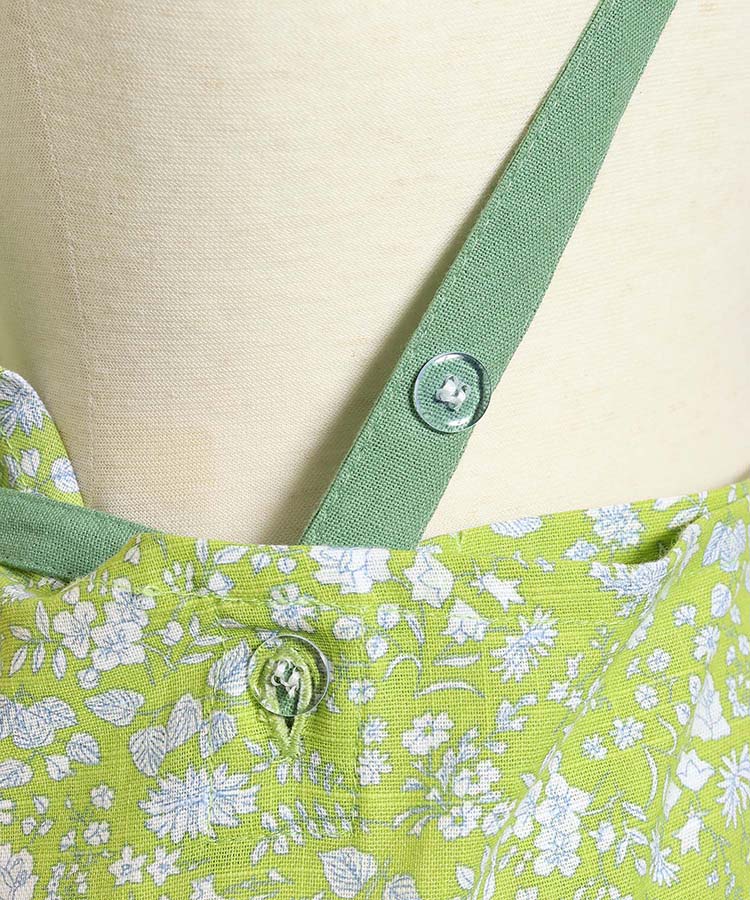 ≪OUTLET≫フローラルリーフエプロン