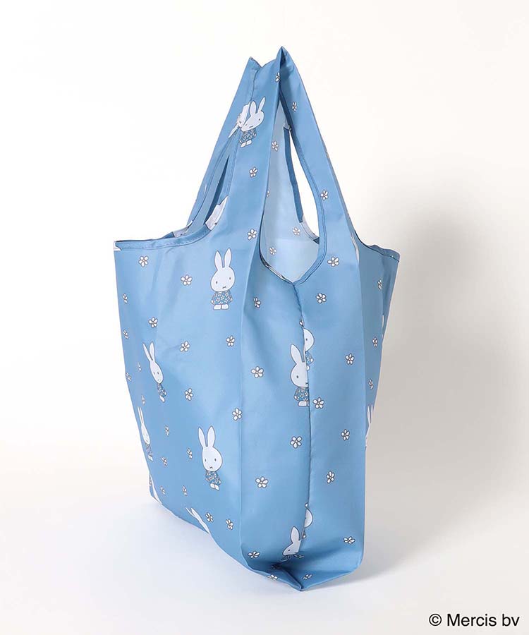MIFFY BLUE FLOWERショッピングバッグS
