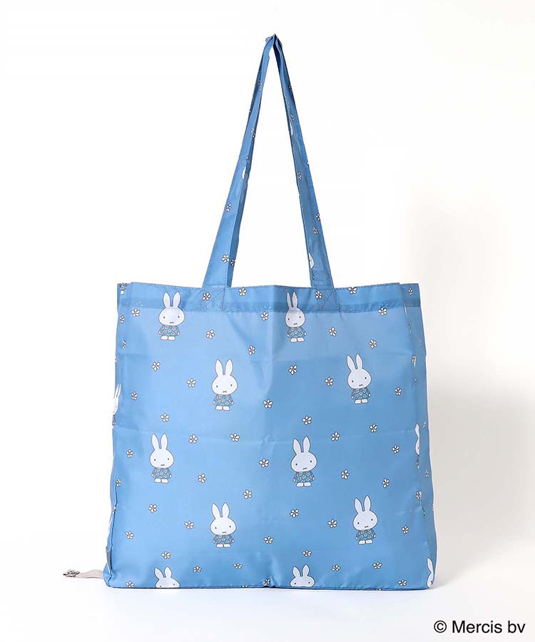 MIFFY BLUE FLOWERショッピングバッグM
