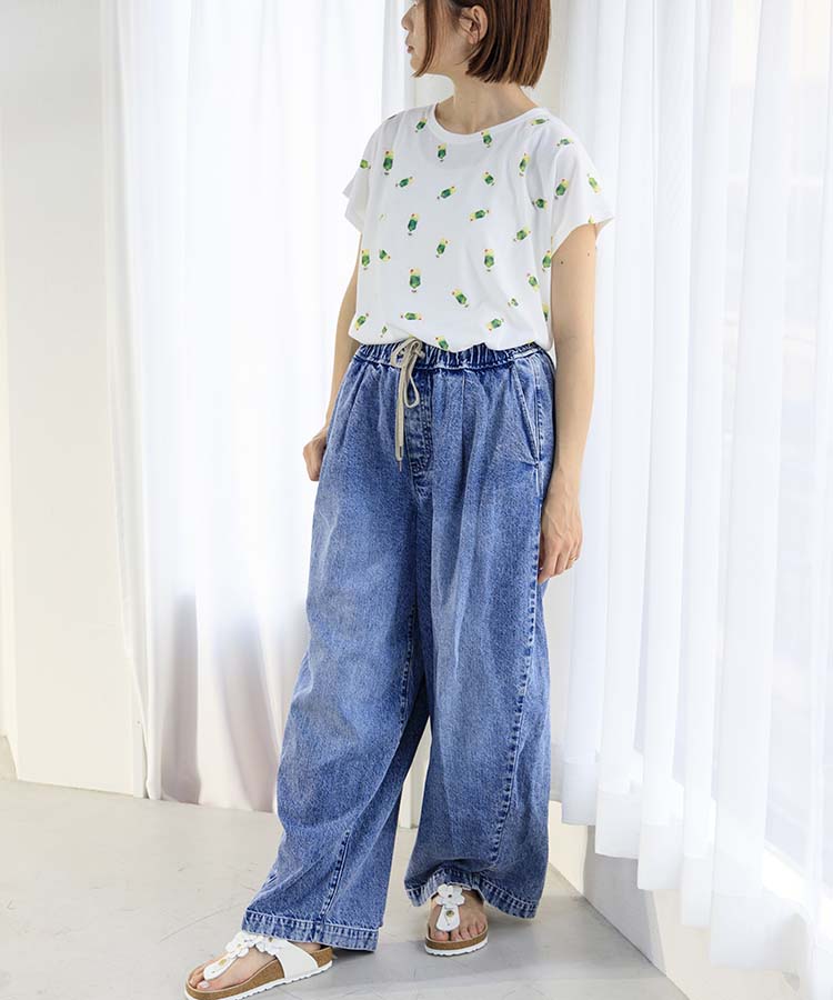 クリームソーダ総柄Tシャツ