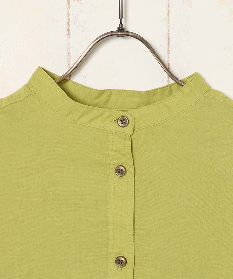 バンドカラーシャツ