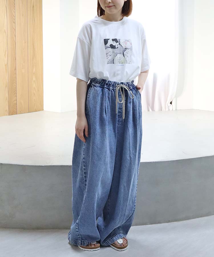 CYILABOプリントTシャツ