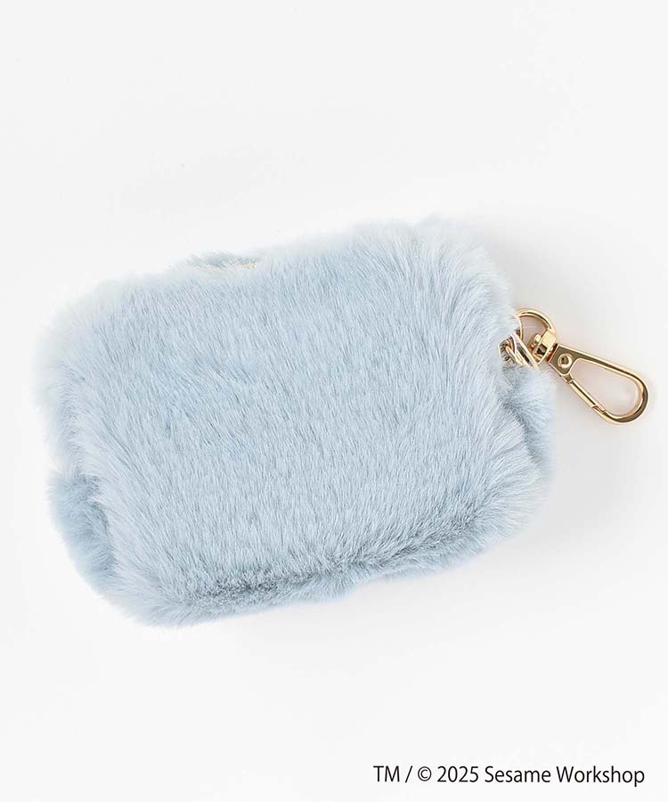 SESAME STREET FACE FURマイクロポーチ