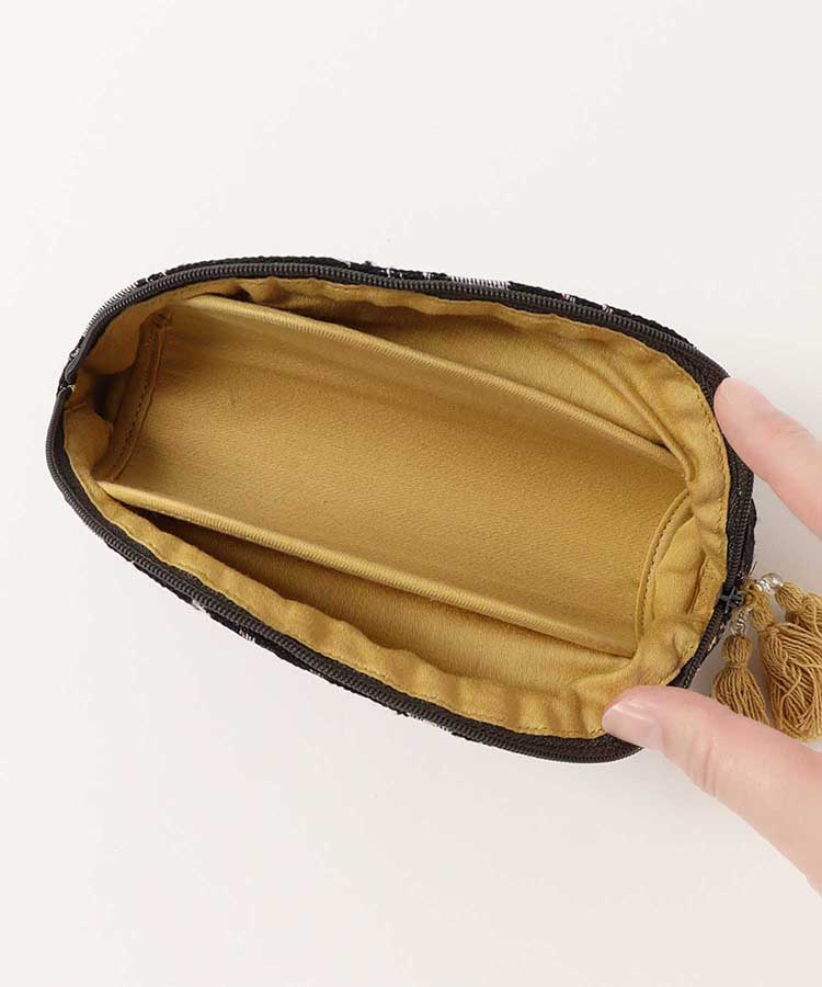 クラフトインディアネコマルチポーチ