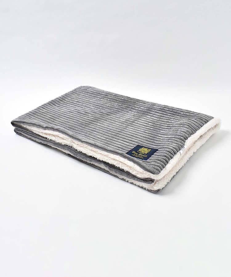 ≪SALE≫コーデュロイ裏ボアブランケット