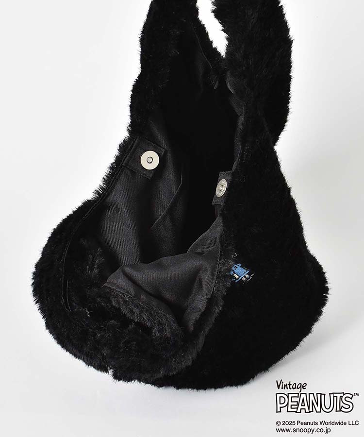 PEANUTSファーショッパートート