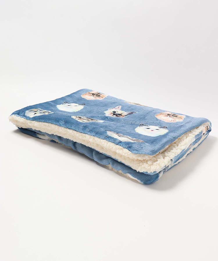 どうぶつフェイスブランケット