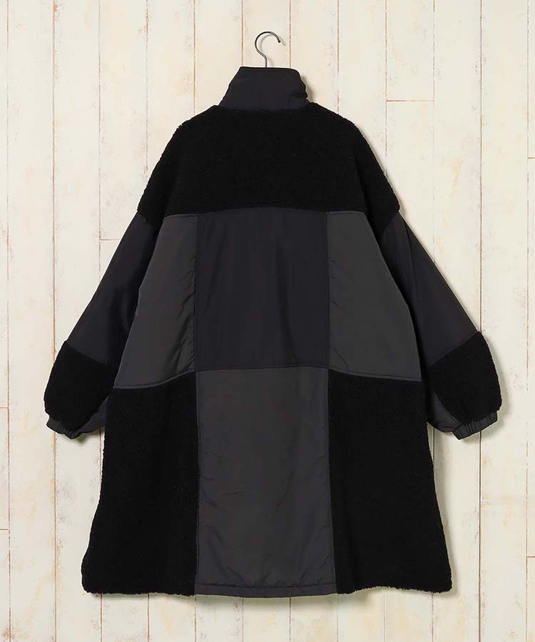 ボアナイロンオーバーコート