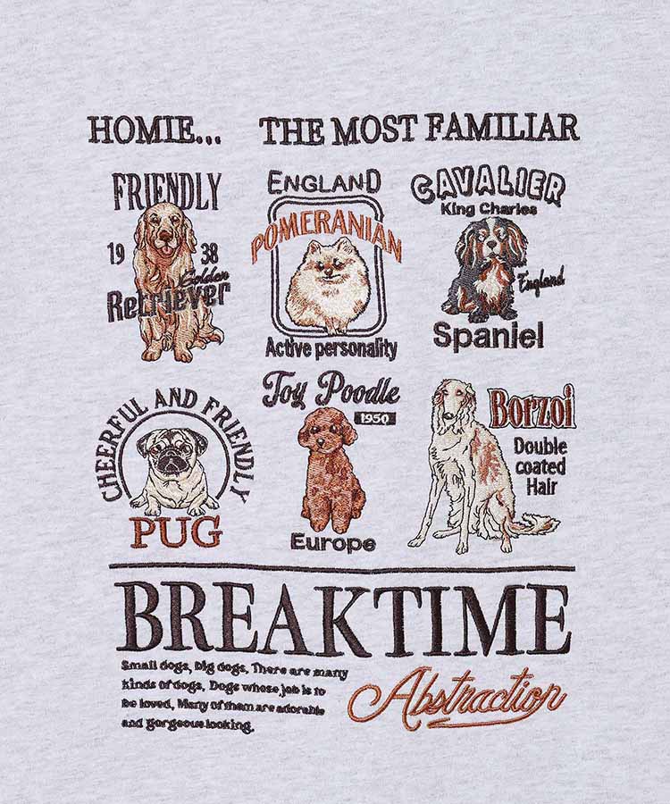 マルチDOG刺繍ロンT