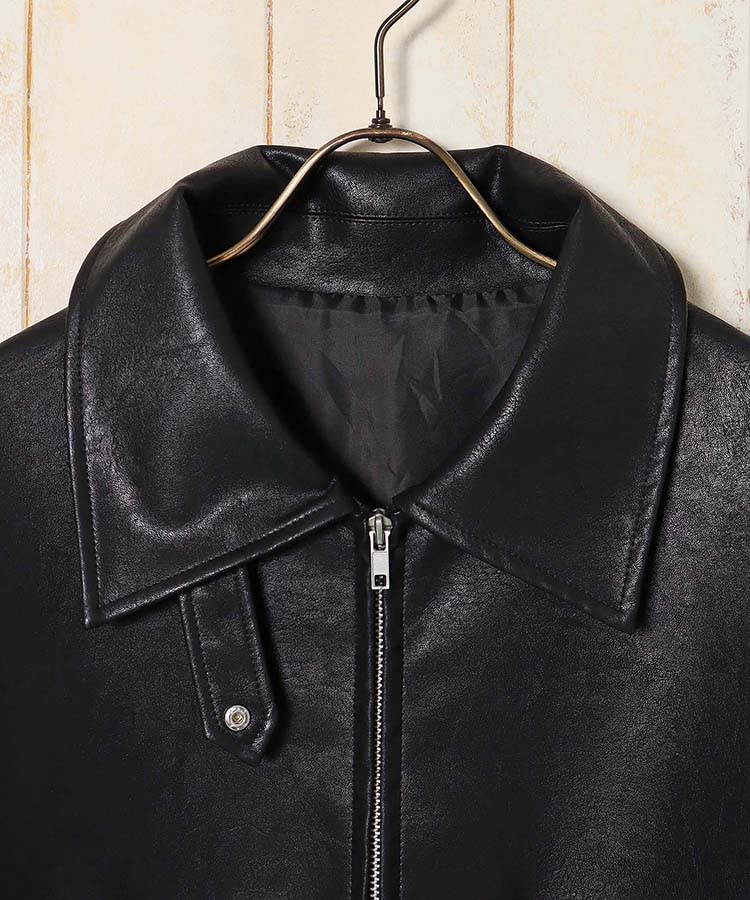 フェイクレザージャケット