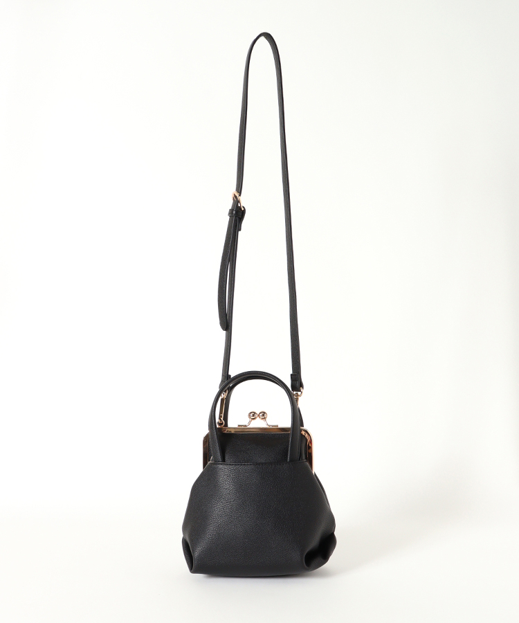 ハンドル付きがま口ミニショルダー