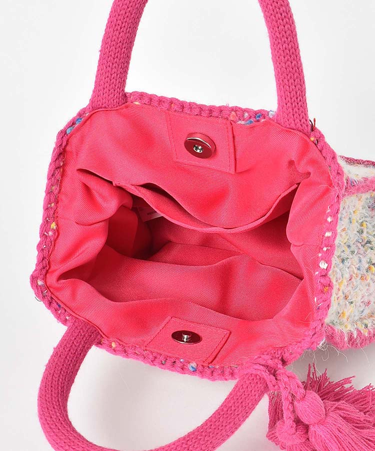 カラフルネップヤーンミニトート