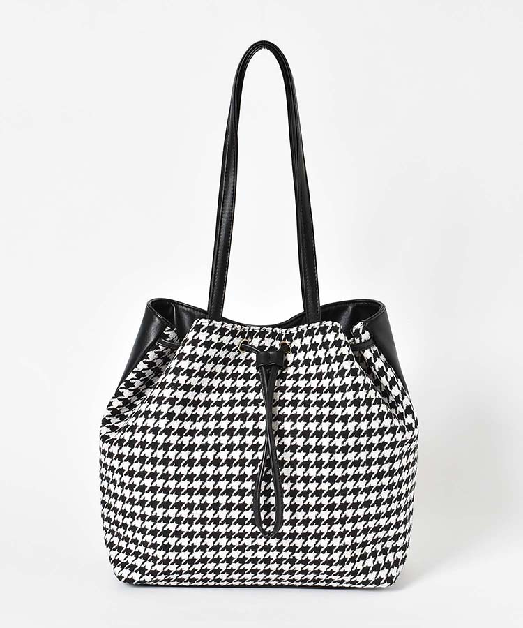 合皮フロントドロストトート