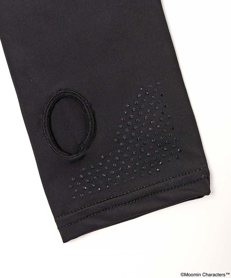 すわりリトルミイ刺繍冷感UVロンググローブ