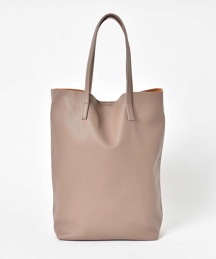 シンセティックレザーショルダーバッグ