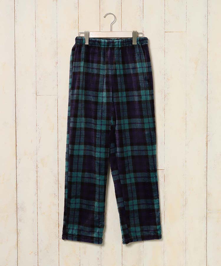 スヌーピーチェックルームウェア上下セット