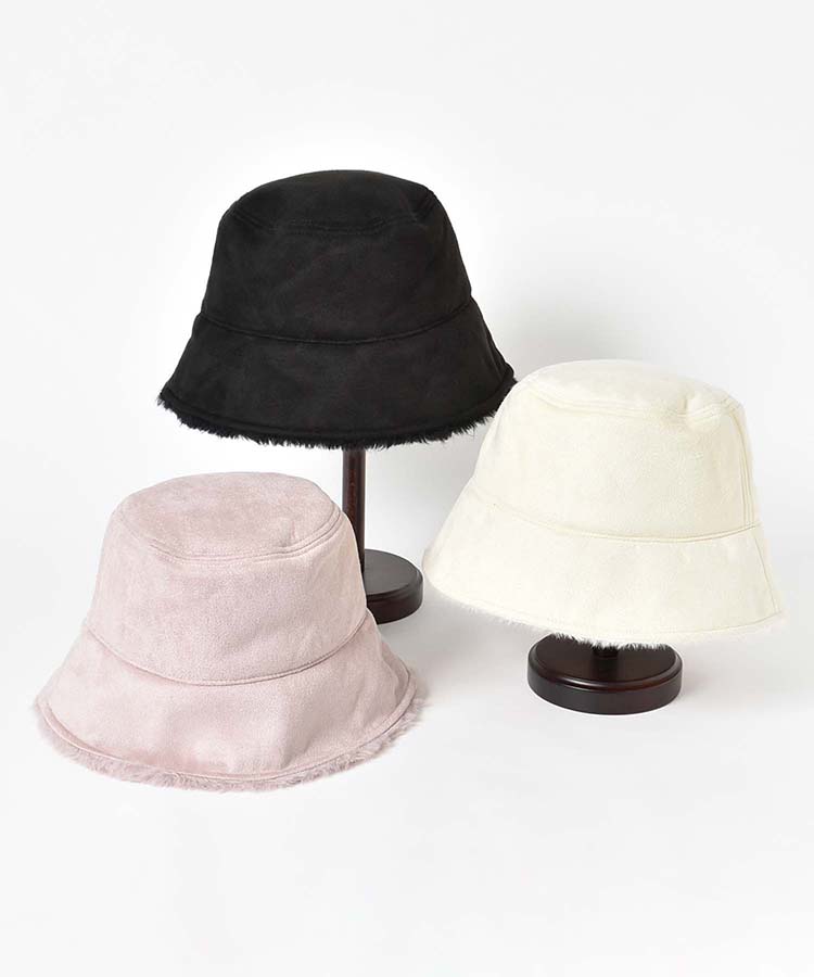 フェイクムートンバケットハット